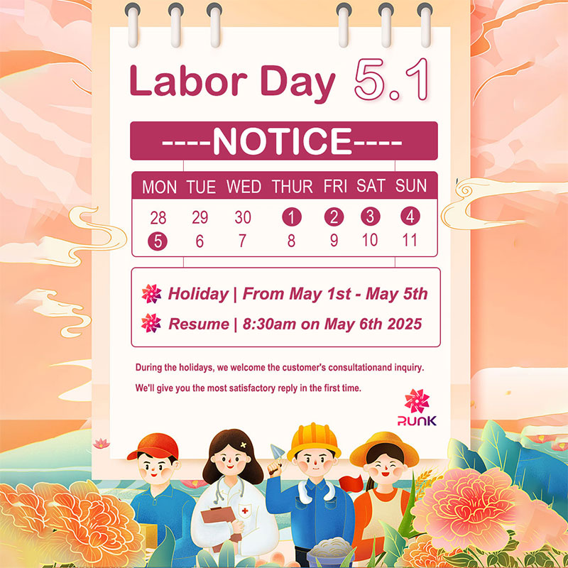 Factory Holiday Notice: Celebrating International Workers' Day
