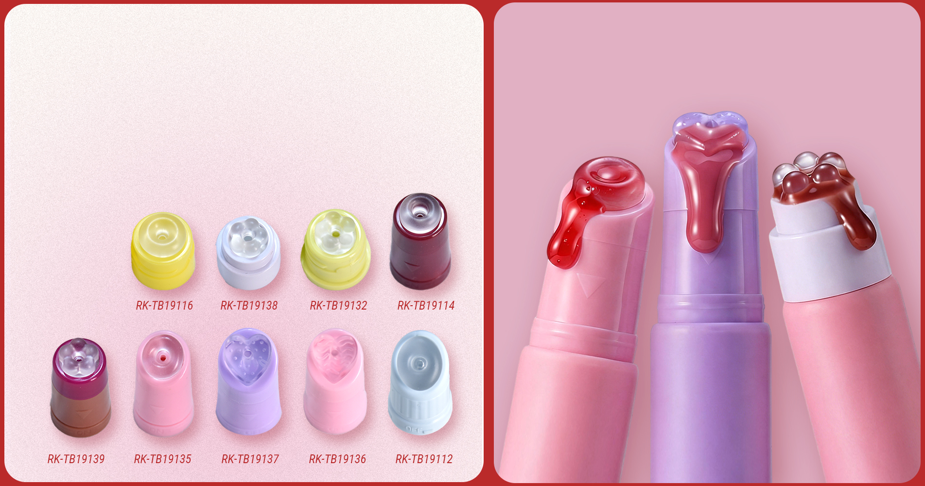 Plastic Cosmetic Tube with Silicone Applicator