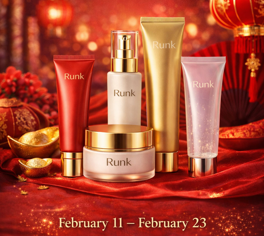 Runk Cosmetic Packaging Announces 2026 Chinese New Year Holiday Schedule