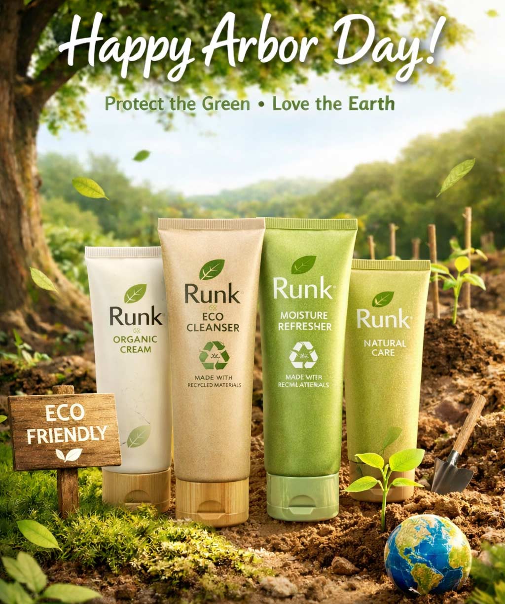 Runk Cosmetic Packaging Commits to Sustainable Innovation on Arbor Day 2026