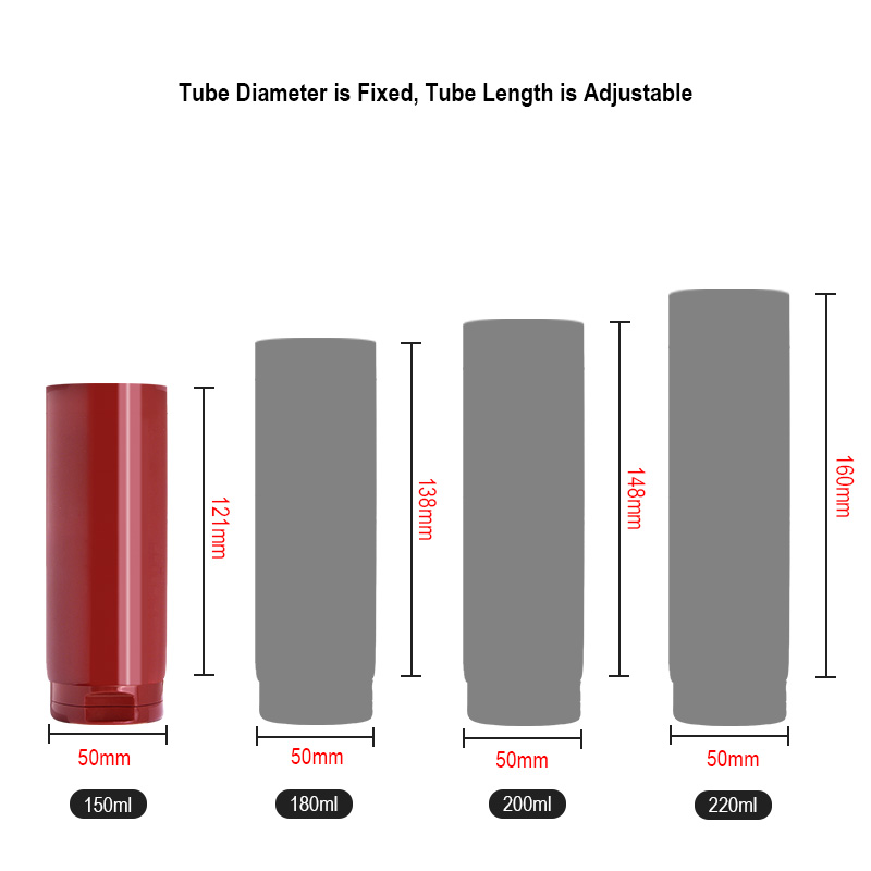 Runk cosmetic tubes size Runk cosmetic tubes size