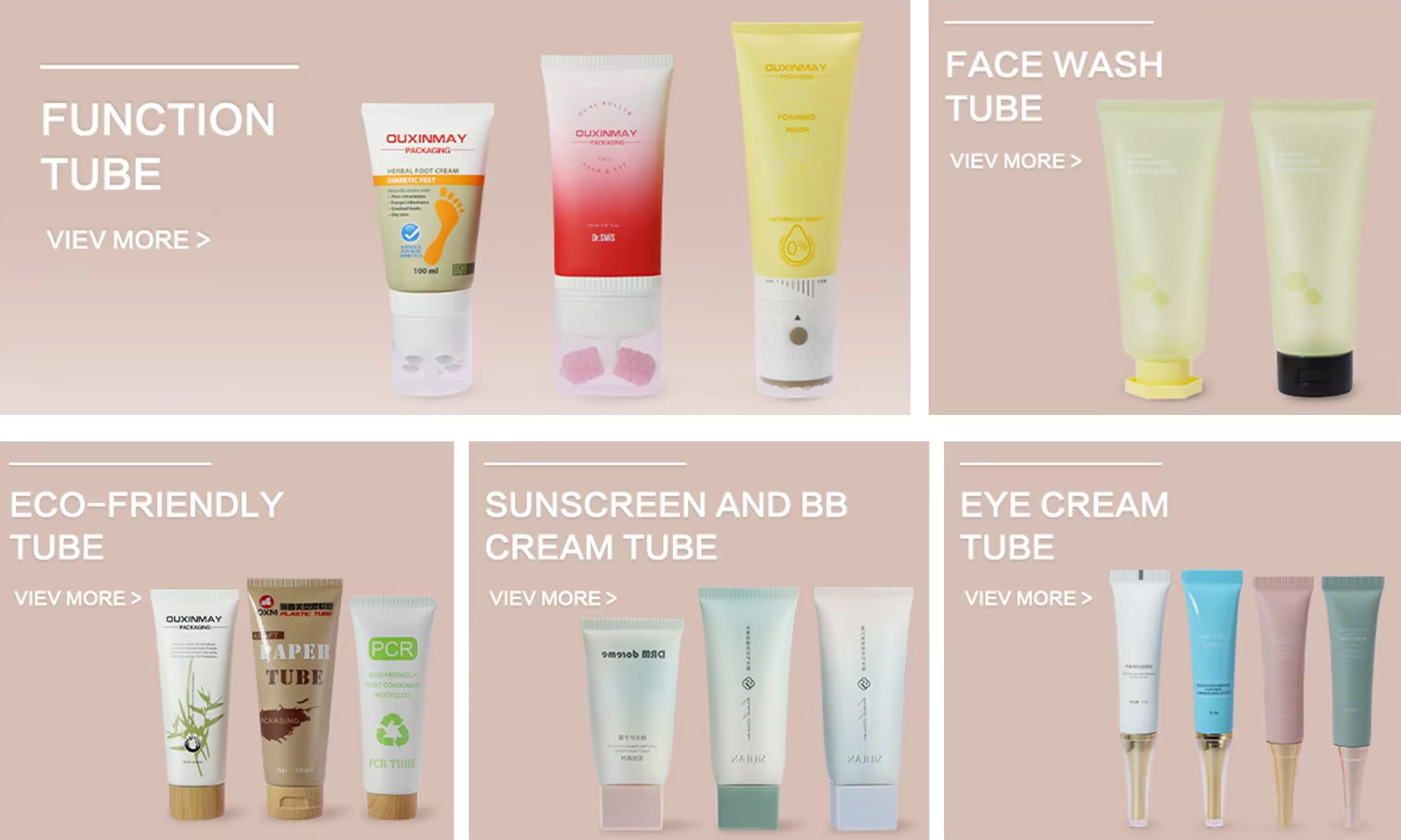 skincare tube supplier