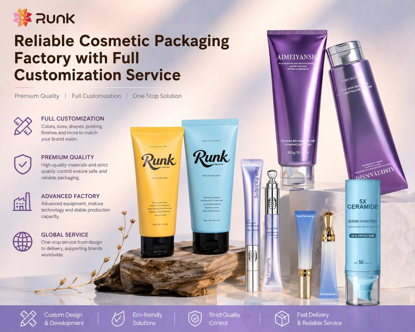 Reliable Cosmetic Packaging Factory with Full Customization Service
