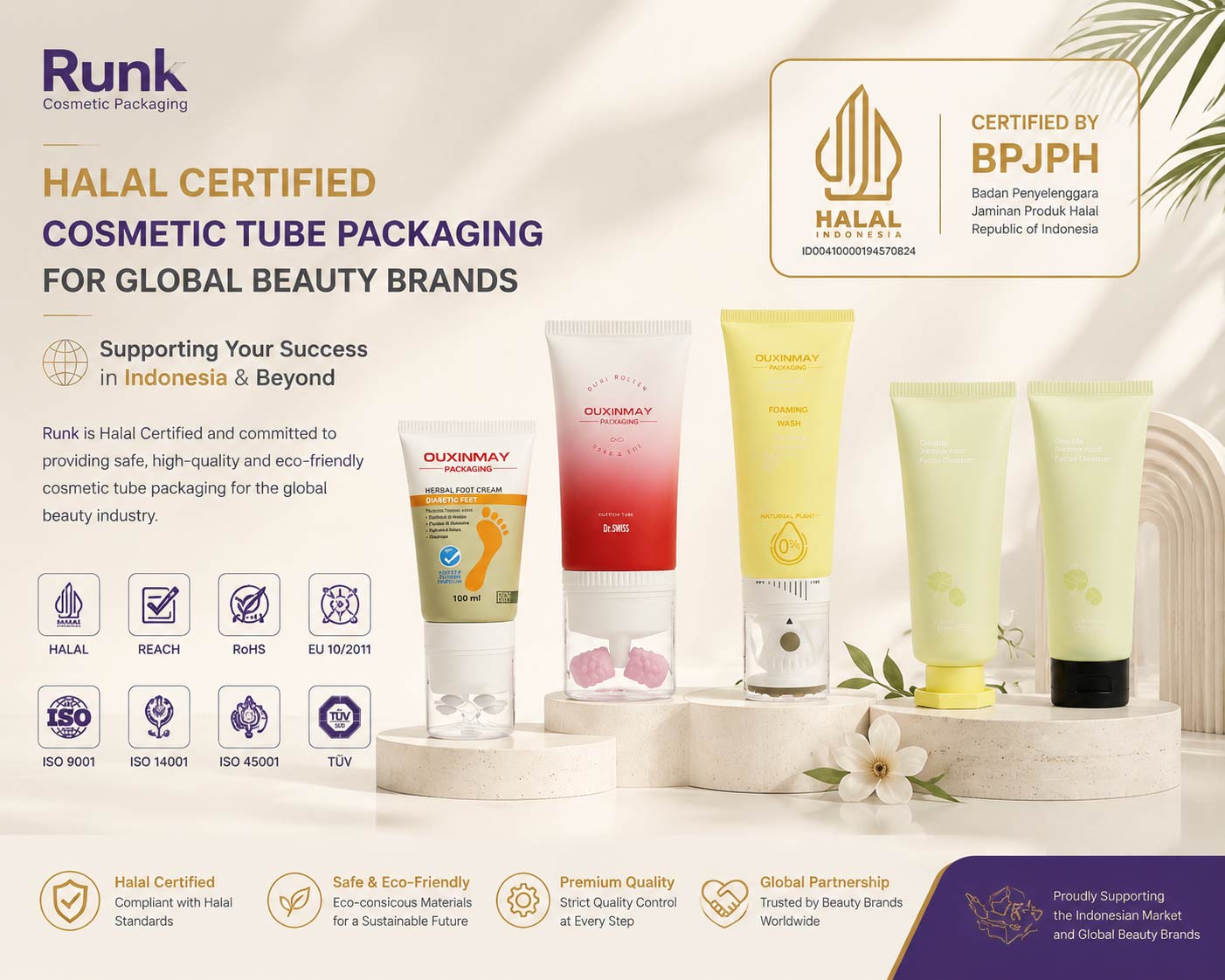 Why Choose Halal-Certified Cosmetic Packaging Suppliers for the Indonesian Beauty Market?