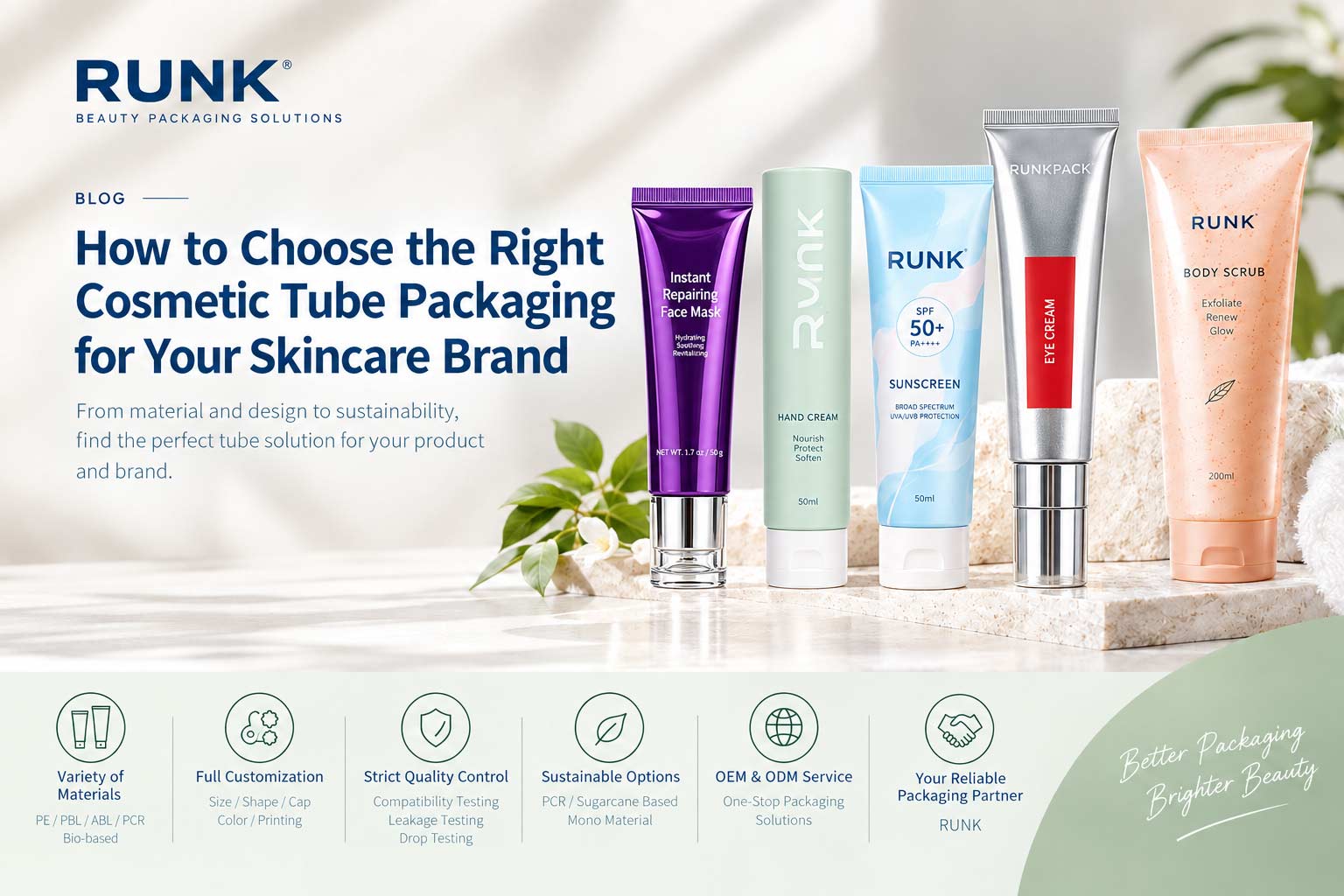 How to Choose the Right Cosmetic Tube Packaging for Your Skincare Brand
