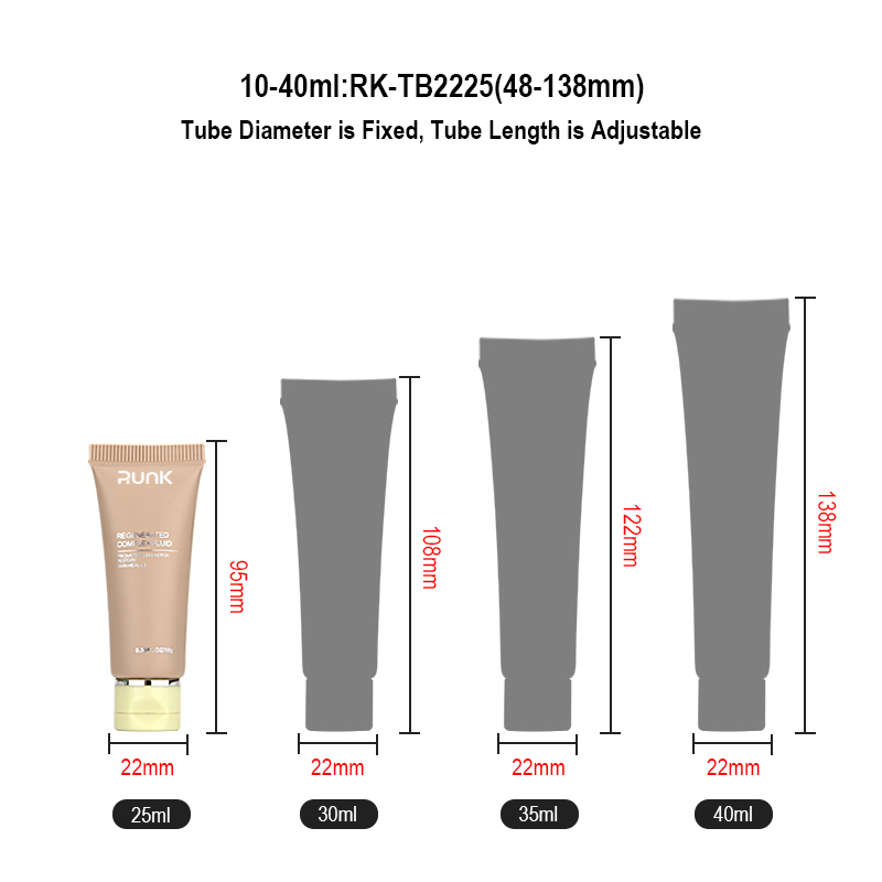Runk Cosmetic Tube Capacity Runk Cosmetic Tube Capacity