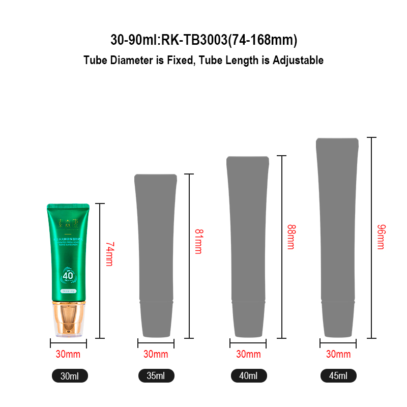 Runk Cosmetic Tube Capacity Runk Cosmetic Tube Capacity